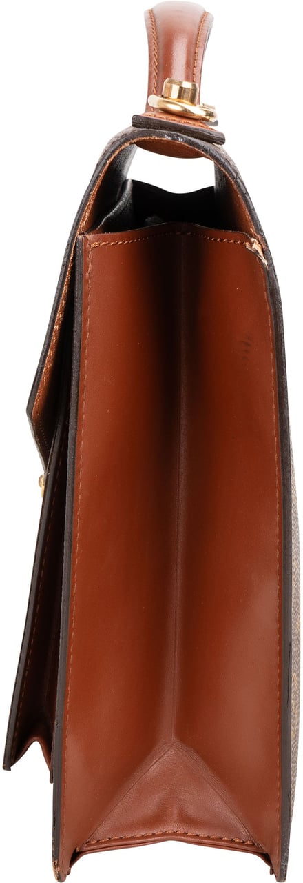 Louis Vuitton Louis Vuitton Canvas Monogram Monceau Handbag Bruin