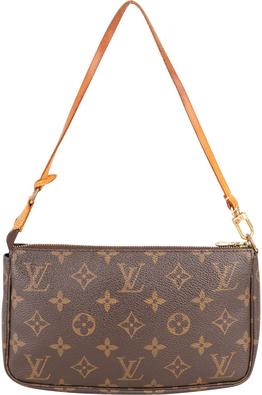 Louis Vuitton Louis Vuitton Canvas Monogram Pochette Accessoire Handbag Bruin