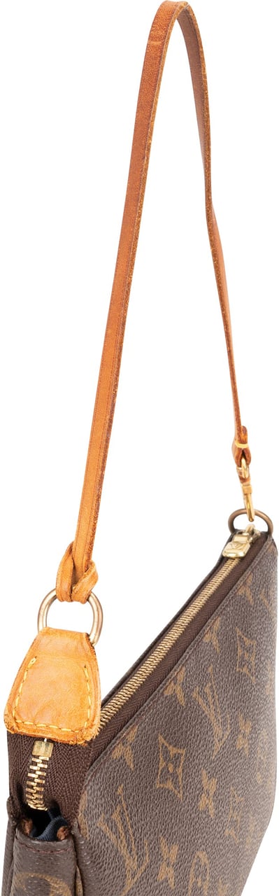 Louis Vuitton Louis Vuitton Canvas Monogram Pochette Accessoire Handbag Bruin