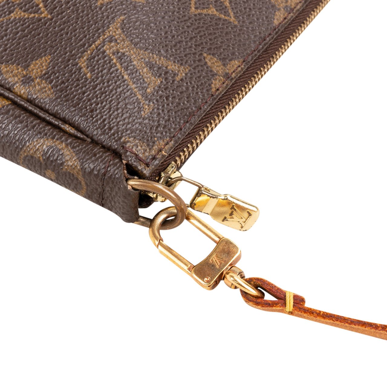 Louis Vuitton Louis Vuitton Canvas Monogram Pochette Accessoire Handbag Bruin