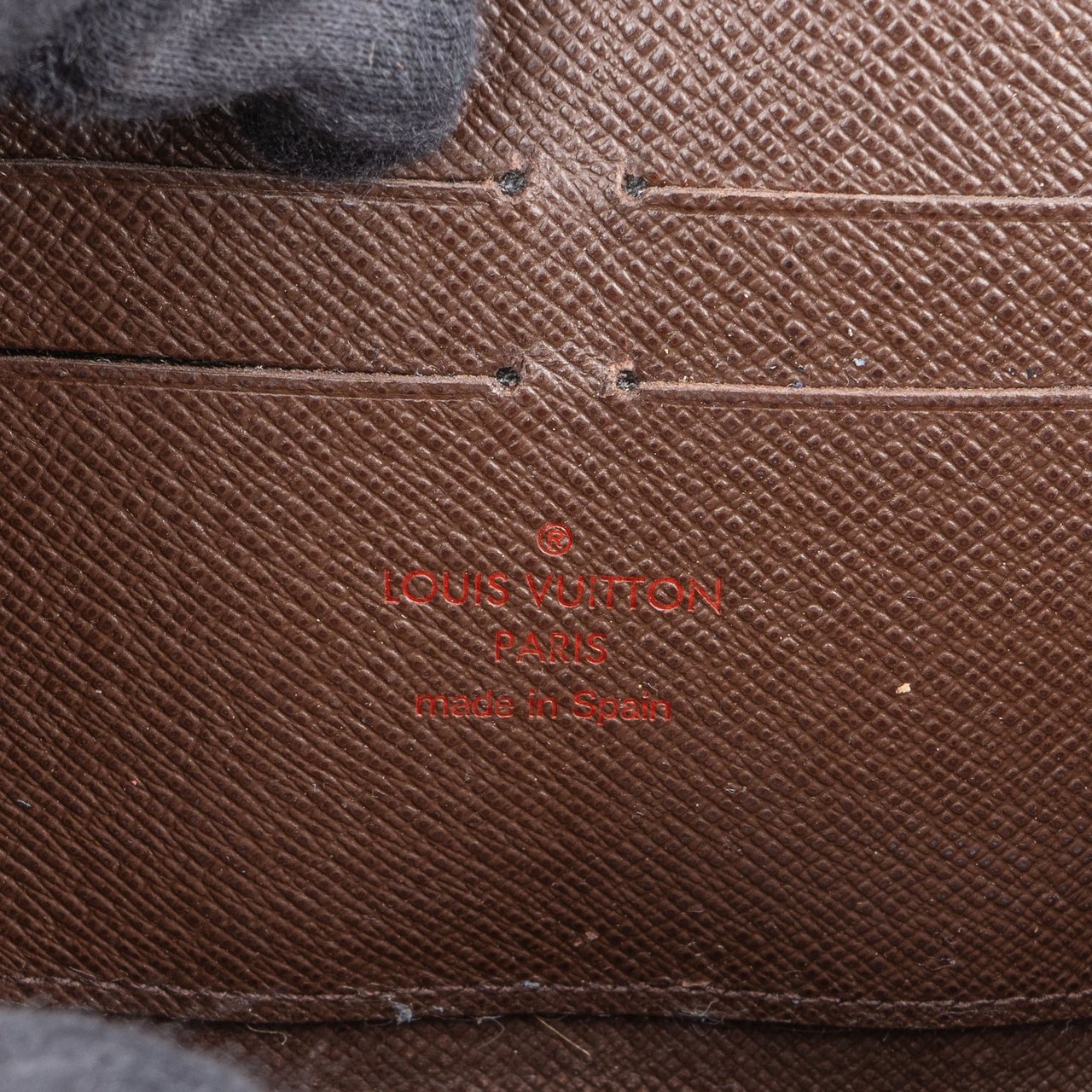 Louis Vuitton Louis Vuitton Damier Ebene Monogram Zippy Wallet Bruin