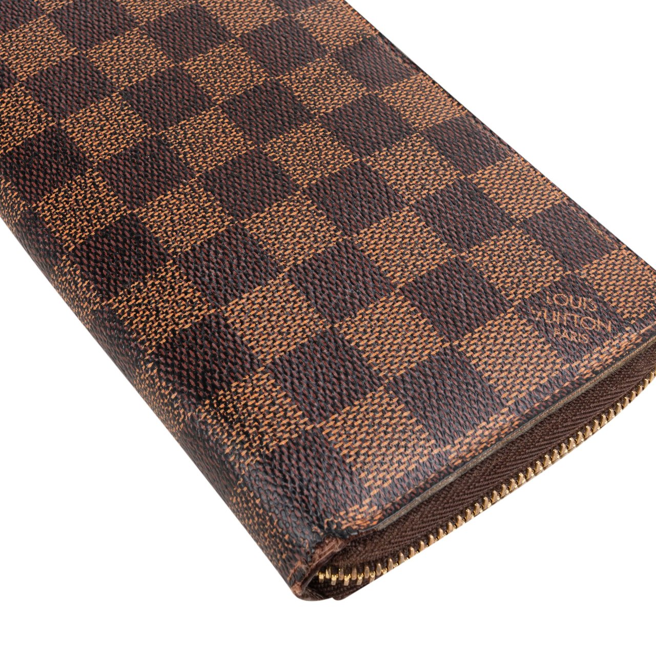 Louis Vuitton Louis Vuitton Damier Ebene Monogram Zippy Wallet Bruin