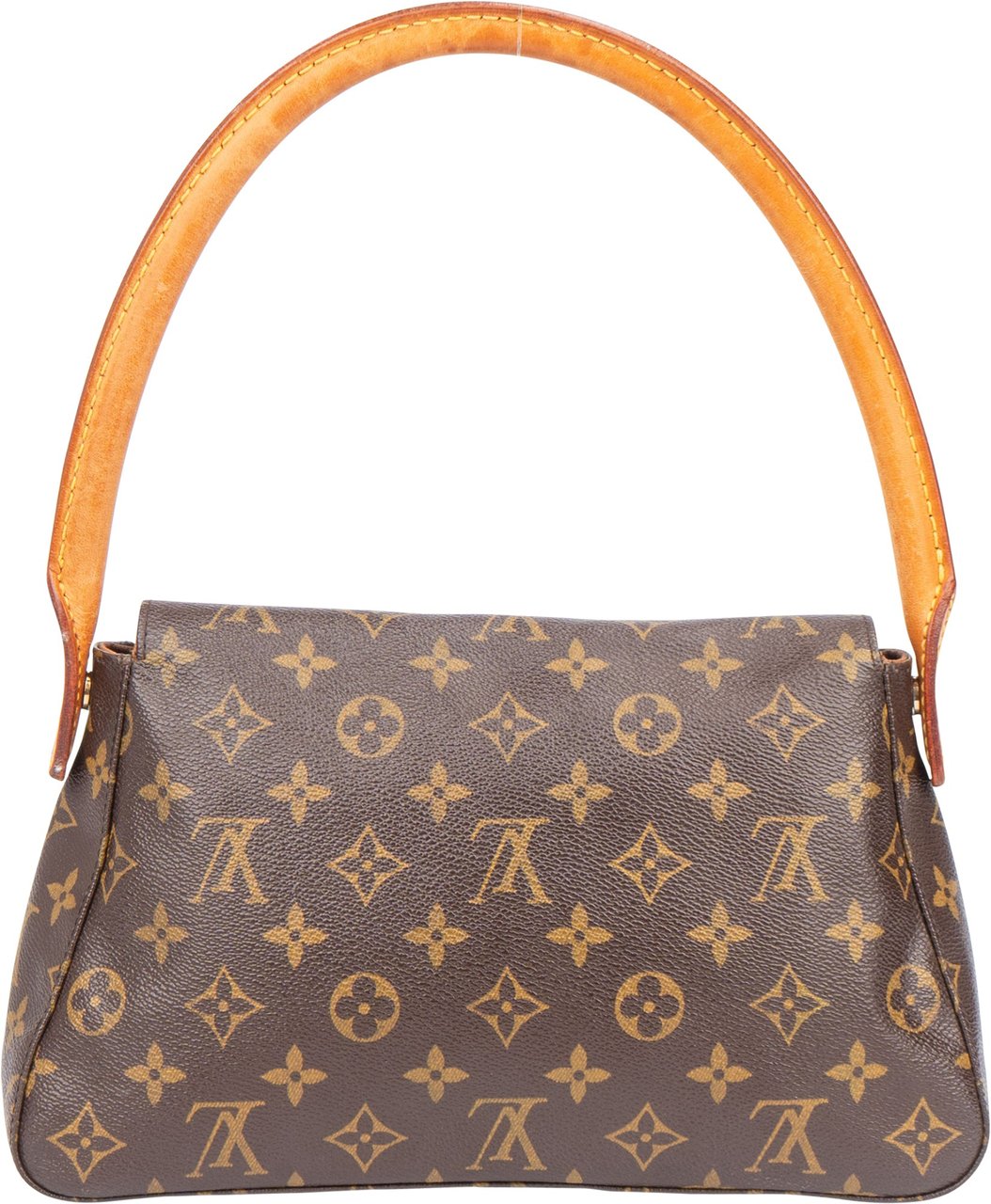 Louis Vuitton Canvas Monogram Looping PM Handbag Bruin