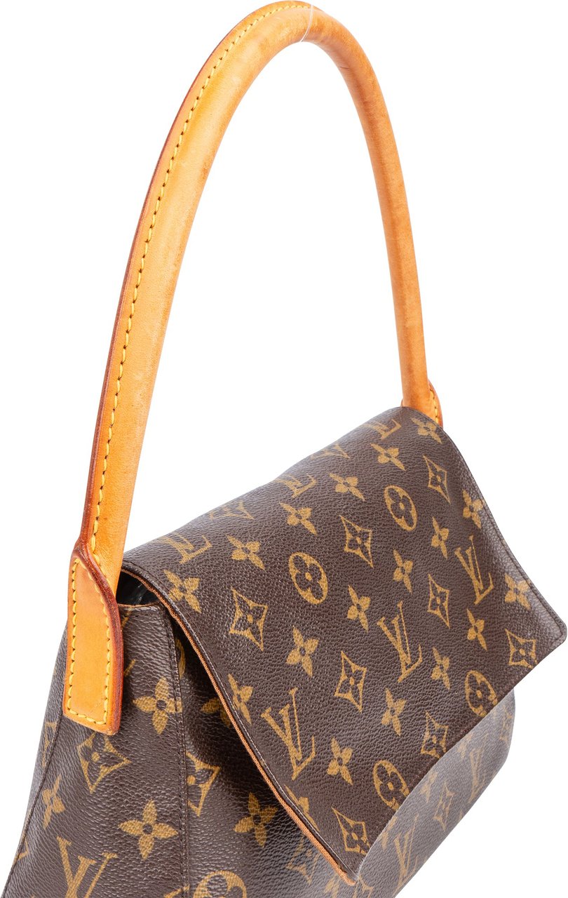 Louis Vuitton Louis Vuitton Canvas Monogram Looping PM Handbag Bruin