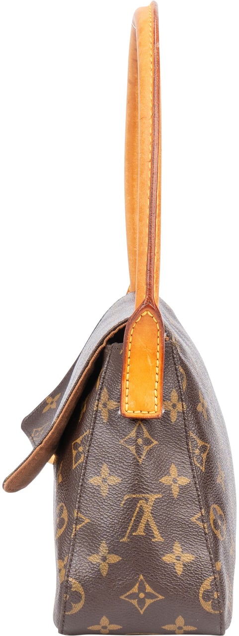 Louis Vuitton Louis Vuitton Canvas Monogram Looping PM Handbag Bruin