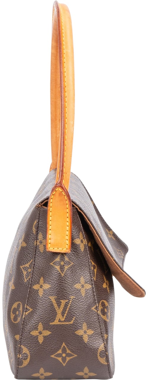 Louis Vuitton Louis Vuitton Canvas Monogram Looping PM Handbag Bruin