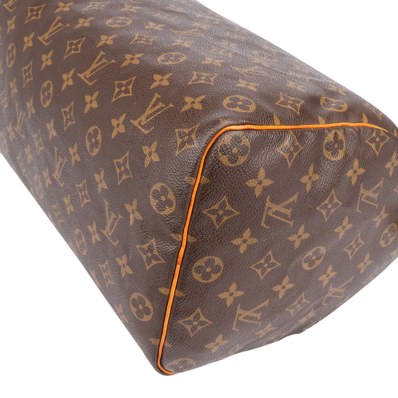 Louis Vuitton Louis Vuitton Canvas Monogram Speedy 35 Handbag Bruin