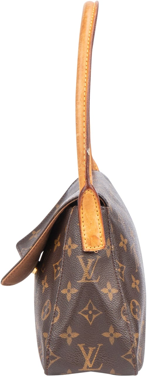 Louis Vuitton Louis Vuitton Canvas Monogram Looping PM Handbag Bruin