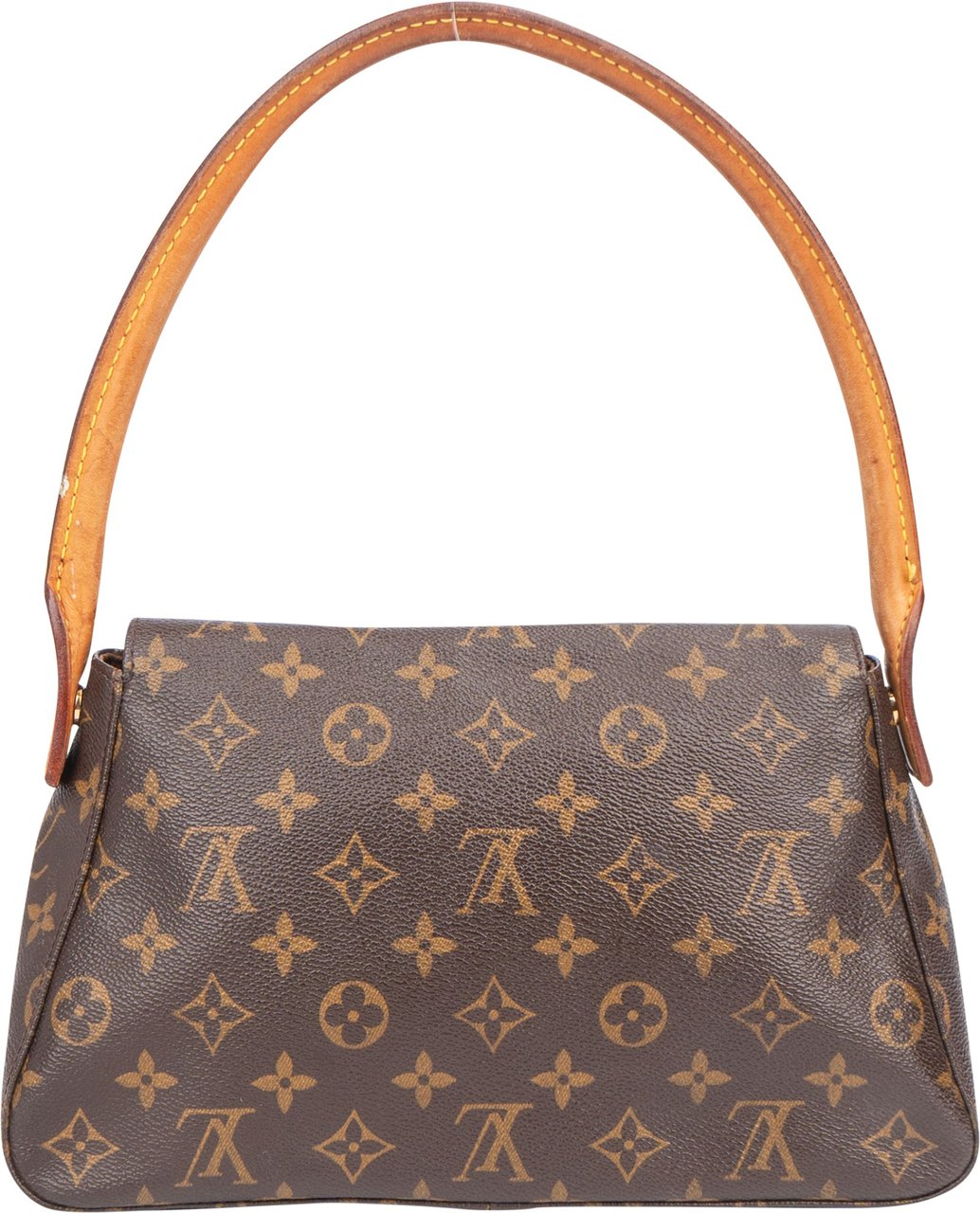 Louis Vuitton Louis Vuitton Canvas Monogram Looping PM Handbag Bruin