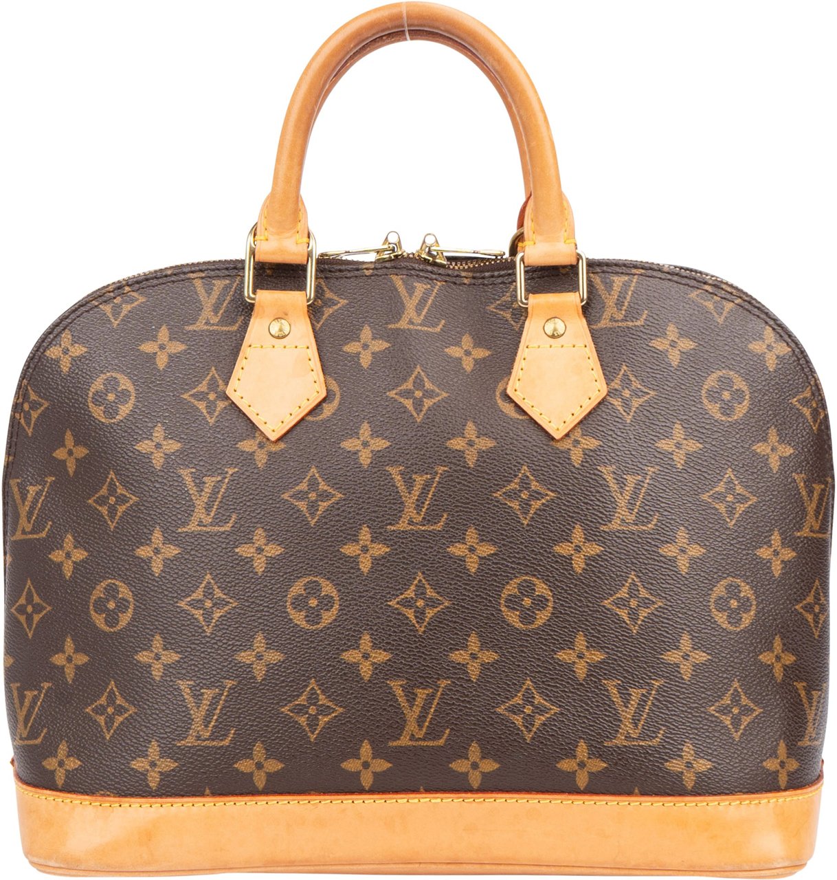 Louis Vuitton Louis Vuitton Canvas Monogram Alma PM Handbag Bruin