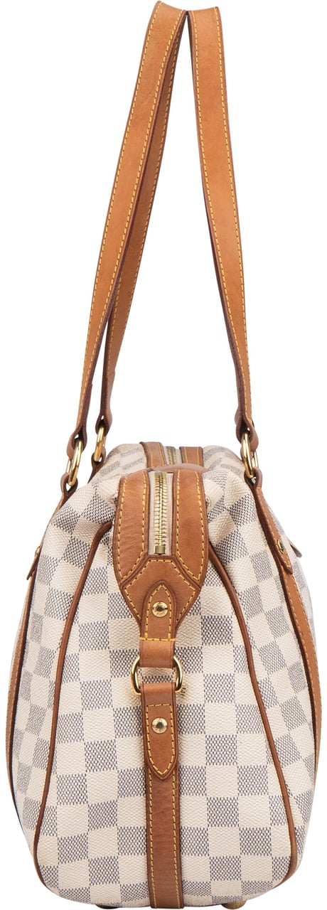 Louis Vuitton Louis Vuitton Damier Azur Monogram Stresa PM Shoulder Bag Wit
