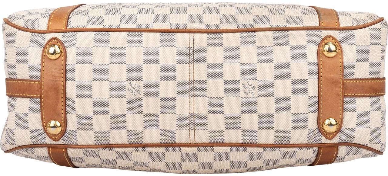 Louis Vuitton Louis Vuitton Damier Azur Monogram Stresa PM Shoulder Bag Wit