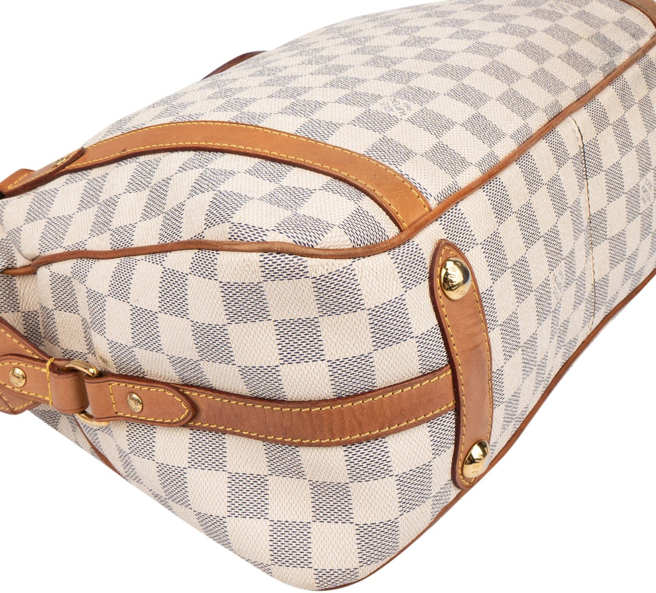 Louis Vuitton Louis Vuitton Damier Azur Monogram Stresa PM Shoulder Bag Wit