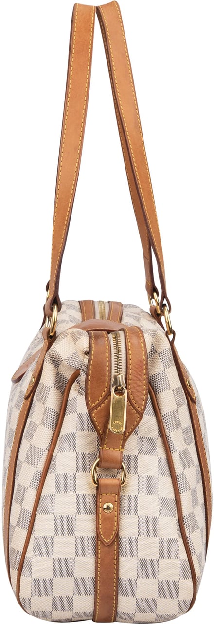 Louis Vuitton Louis Vuitton Damier Azur Monogram Stresa PM Shoulder Bag Wit