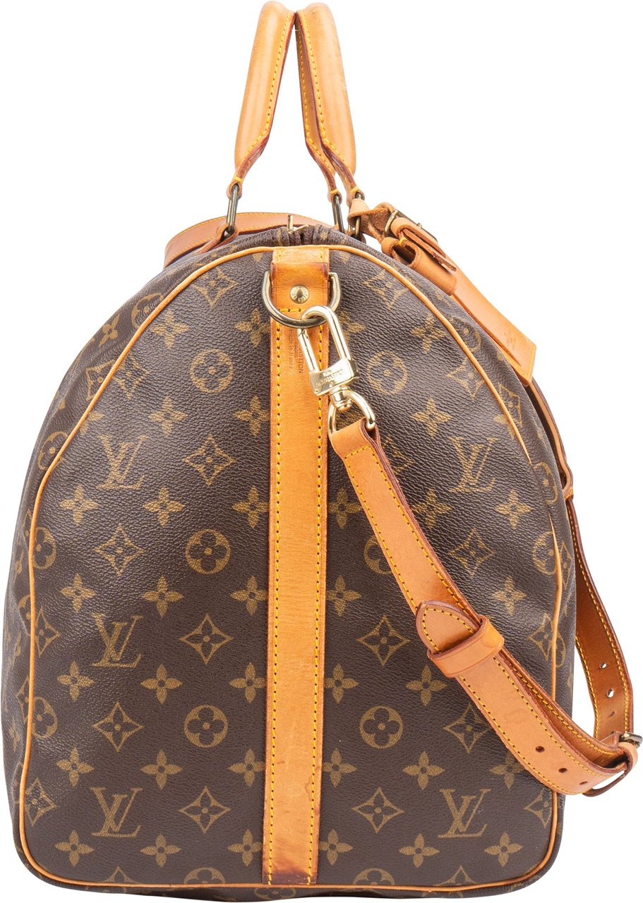 Louis Vuitton Louis Vuitton Canvas Monogram Keepall 55 Bandouliere Bruin