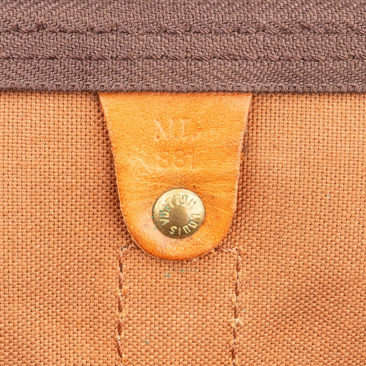 Louis Vuitton Louis Vuitton Canvas Monogram Keepall 55 Bandouliere Bruin