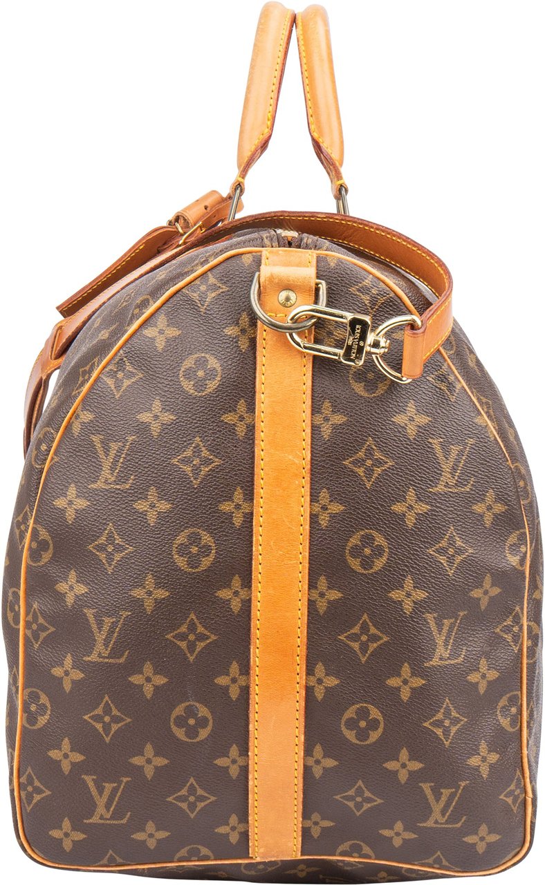 Louis Vuitton Louis Vuitton Canvas Monogram Keepall 55 Bandouliere Bruin