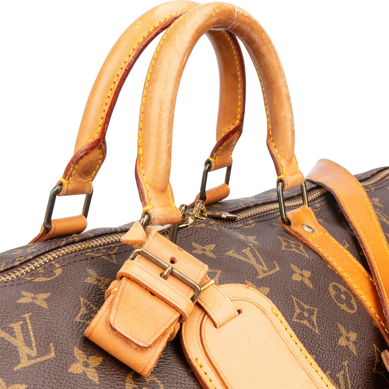 Louis Vuitton Louis Vuitton Canvas Monogram Keepall 55 Bandouliere Bruin