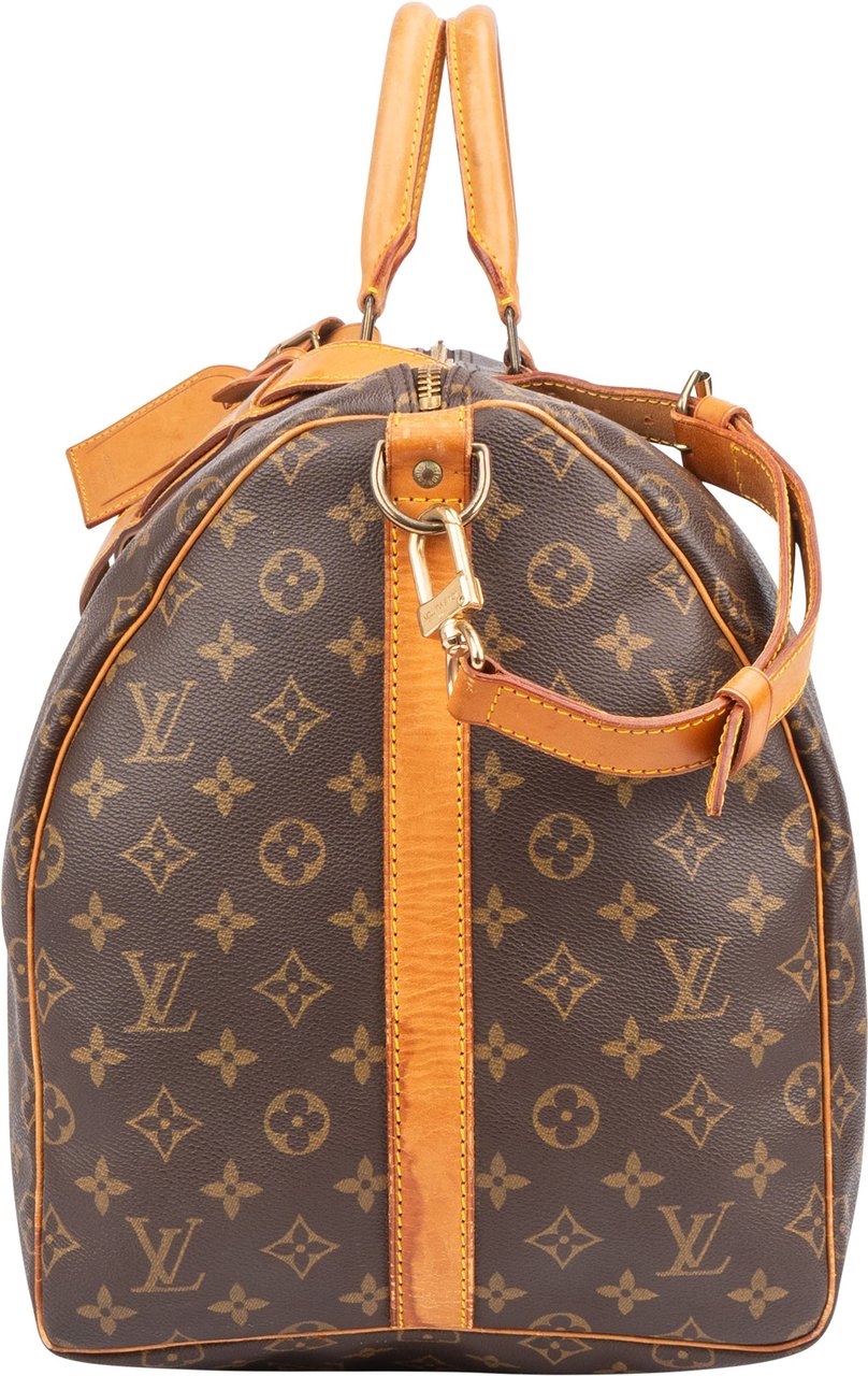 Louis Vuitton Louis Vuitton Canvas Monogram Keepall 55 Bandouliere Bruin