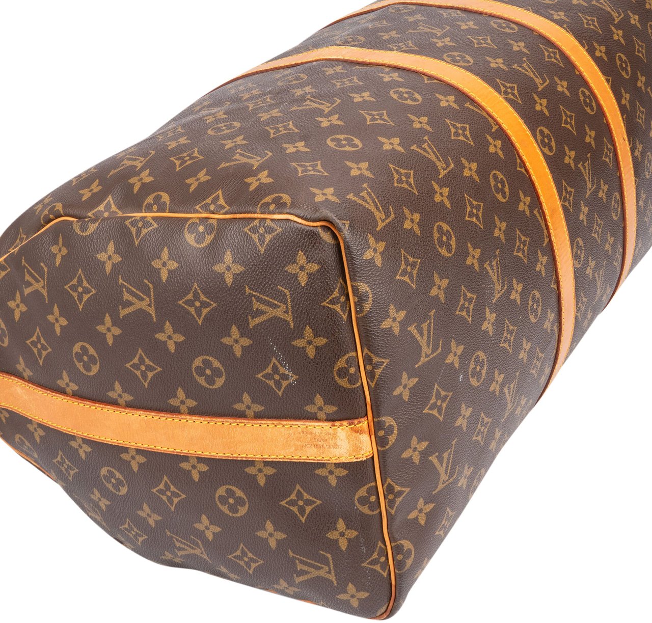 Louis Vuitton Louis Vuitton Canvas Monogram Keepall 55 Bandouliere Bruin