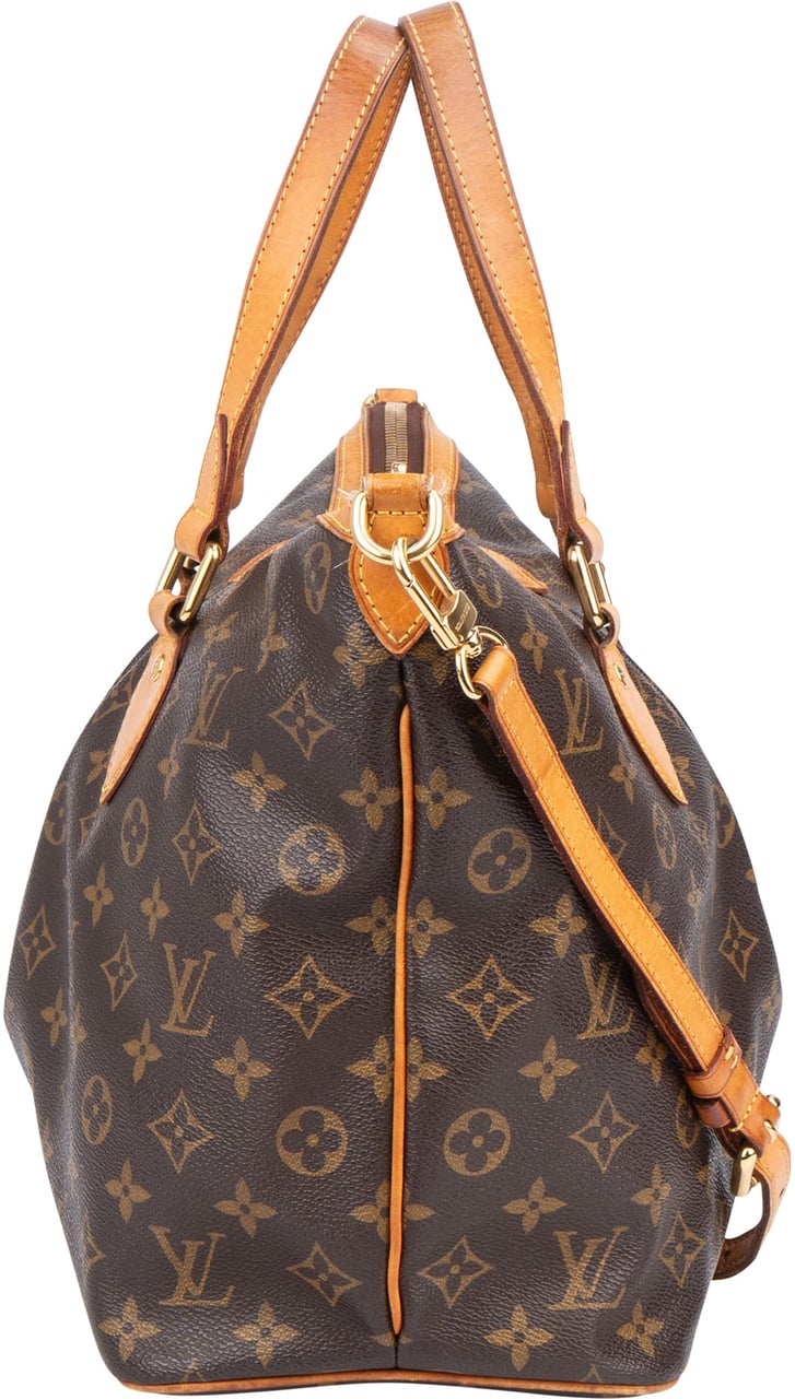 Louis Vuitton Louis Vuitton Canvas Monogram Palermo PM Handbag Bruin