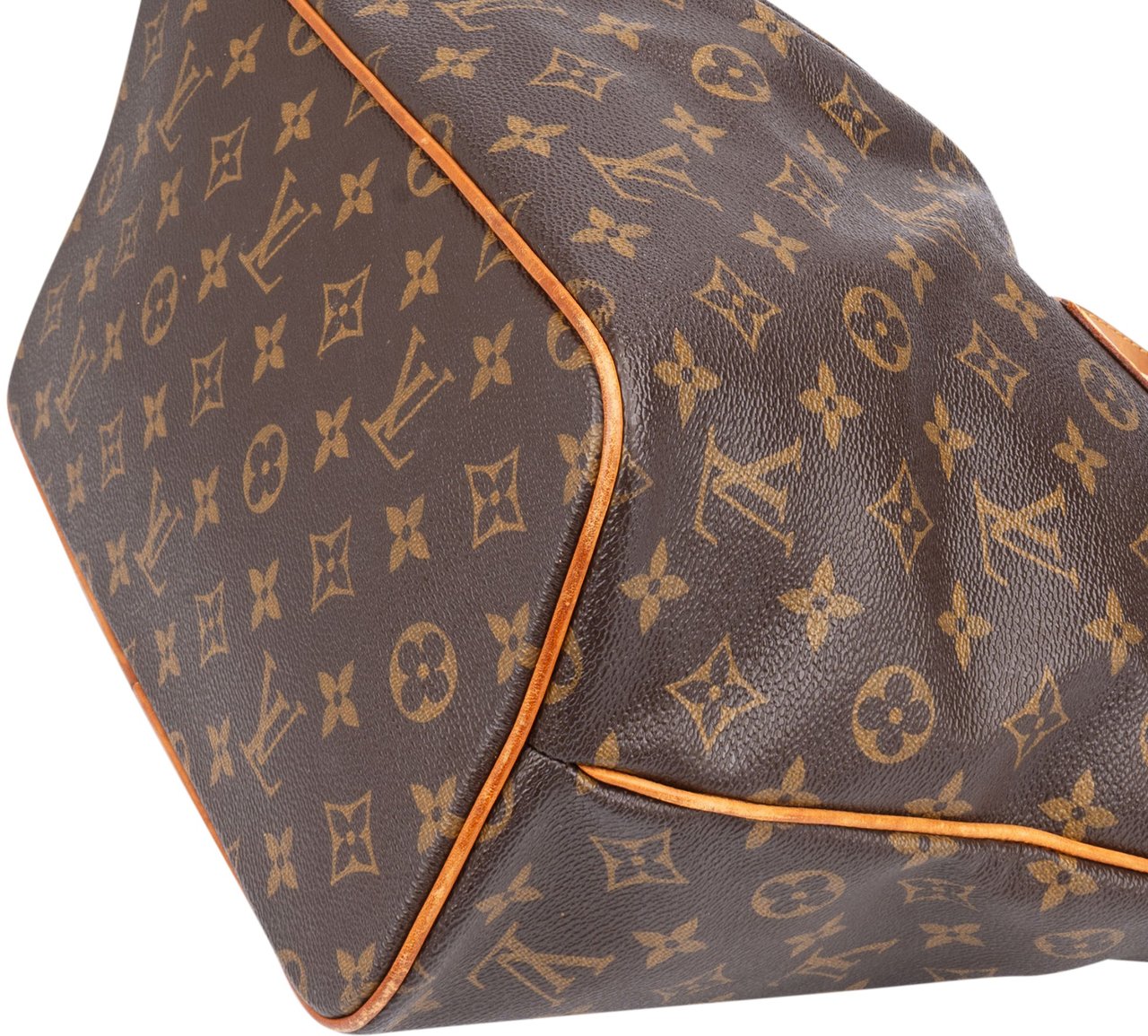 Louis Vuitton Louis Vuitton Canvas Monogram Palermo PM Handbag Bruin