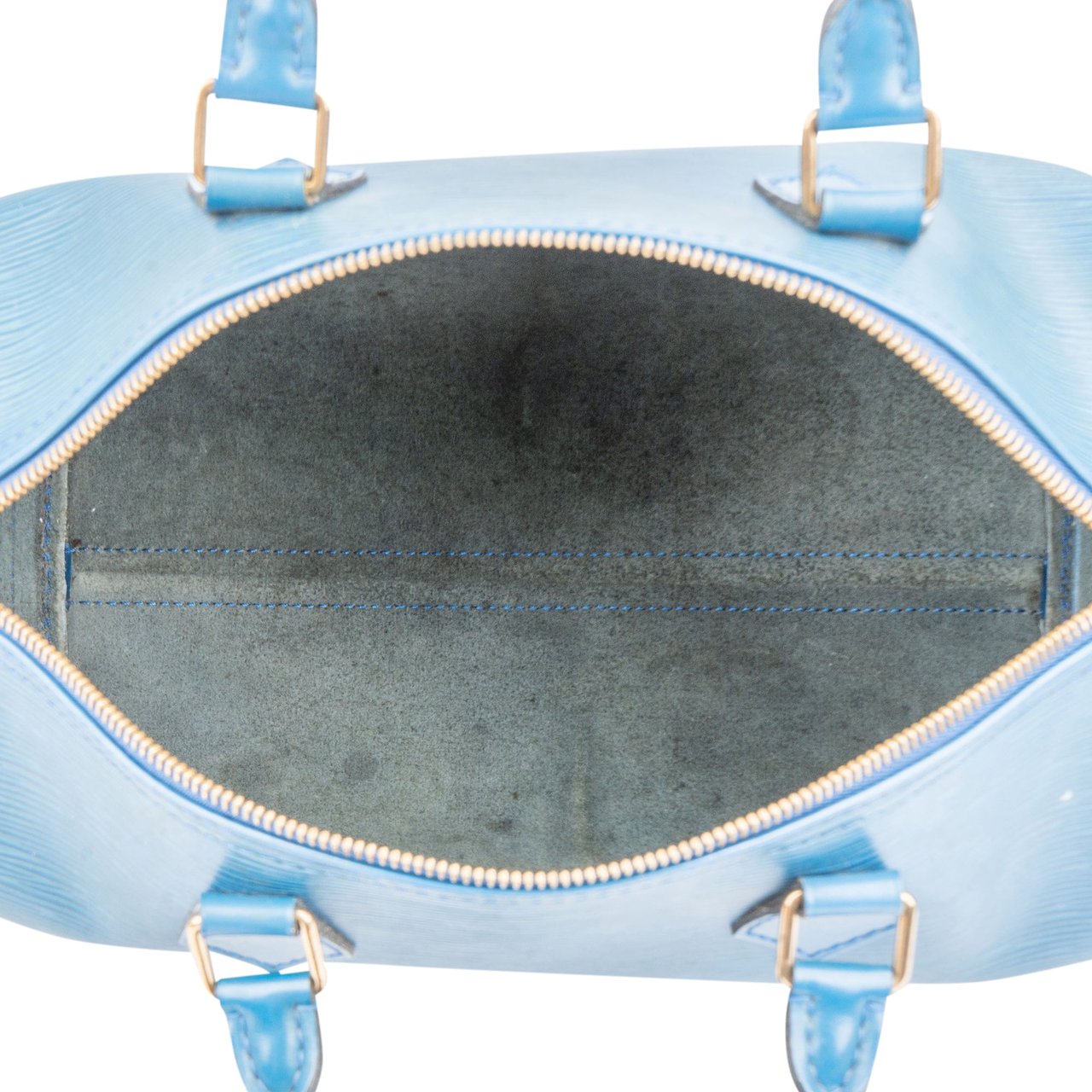 Louis Vuitton Louis Vuitton Bleu Epi Leather Speedy 30 Handbag Blauw