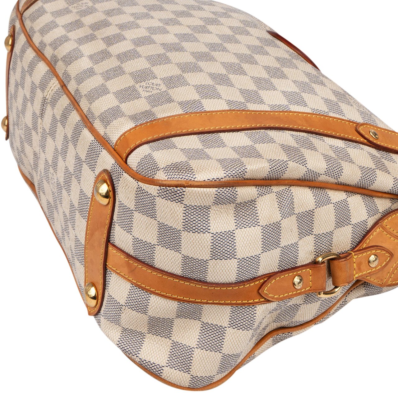 Louis Vuitton Damier Azur Monogram Stresa PM Shoulder Bag Bruin