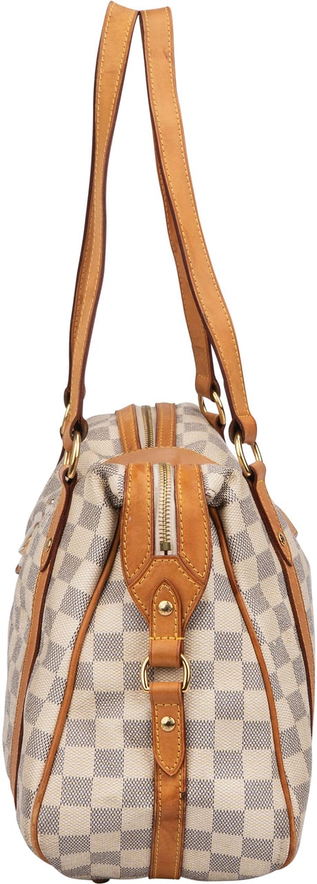 Louis Vuitton Damier Azur Monogram Stresa PM Shoulder Bag Bruin