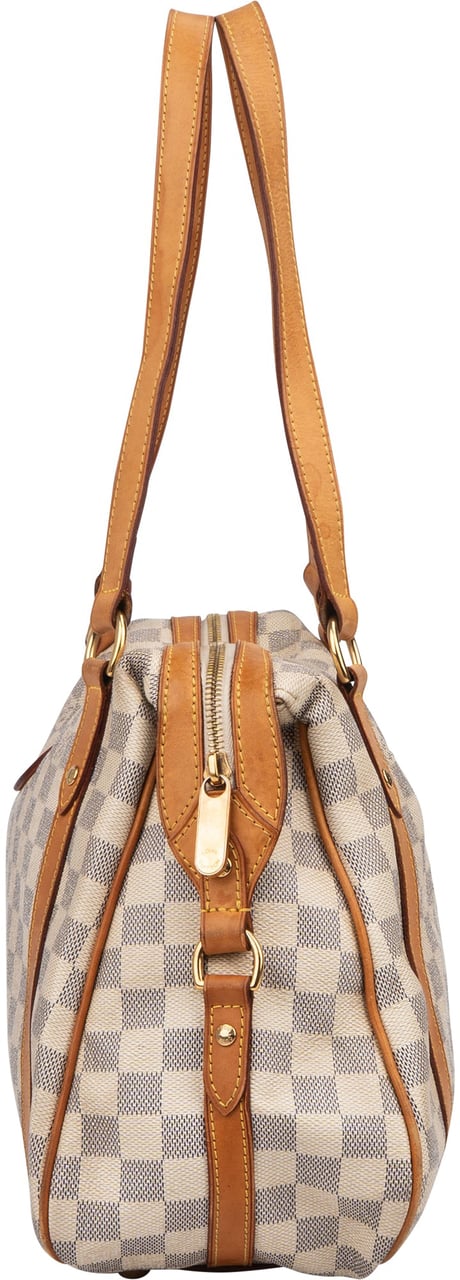 Louis Vuitton Damier Azur Monogram Stresa PM Shoulder Bag Bruin
