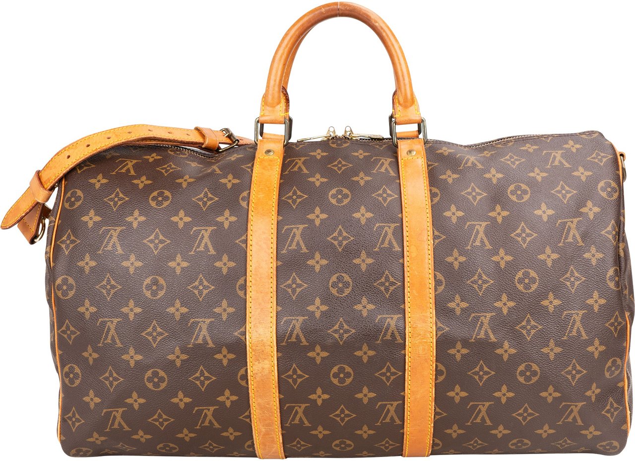 Louis Vuitton Louis Vuitton Canvas Monogram Keepall 50 Bandouliere Bruin