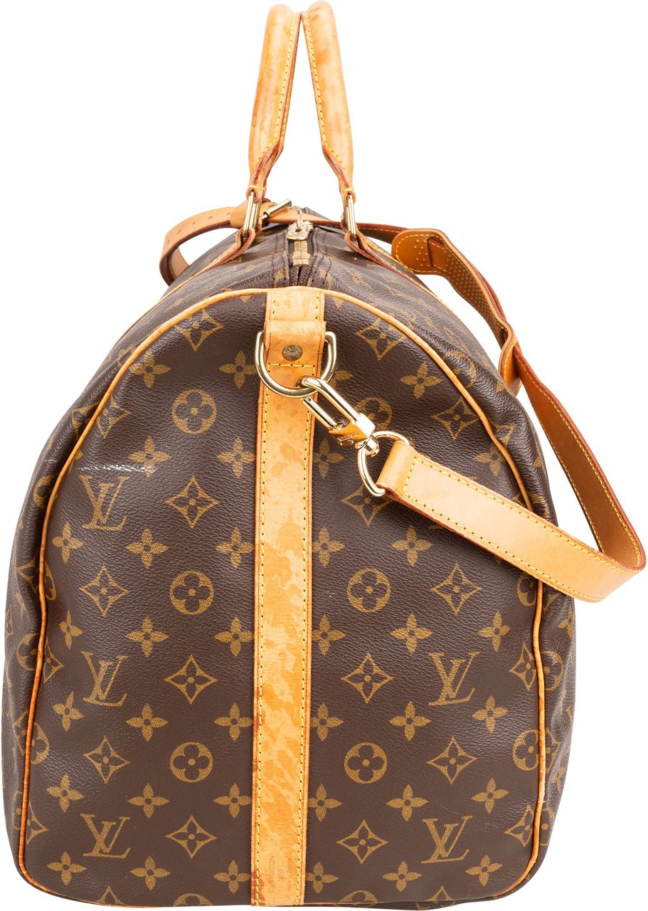 Louis Vuitton Louis Vuitton Canvas Monogram Keepall 55 Bandouliere Bruin