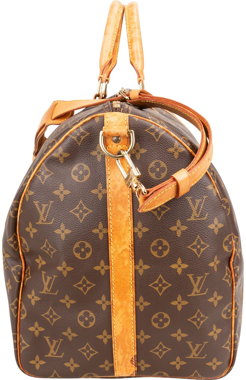Louis Vuitton Louis Vuitton Canvas Monogram Keepall 55 Bandouliere Bruin