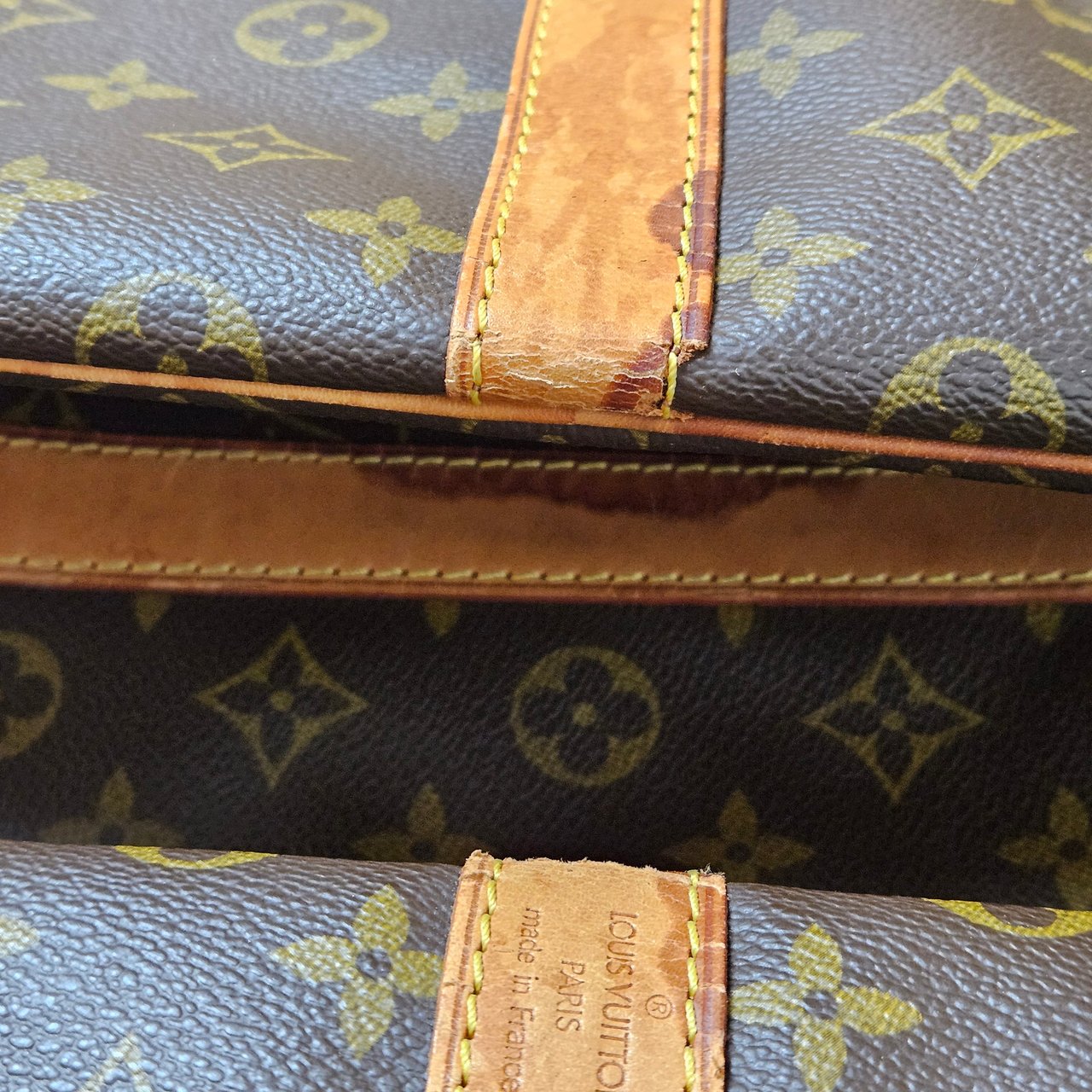 Louis Vuitton Louis Vuitton Canvas Monogram Keepall 55 Bandouliere Bruin