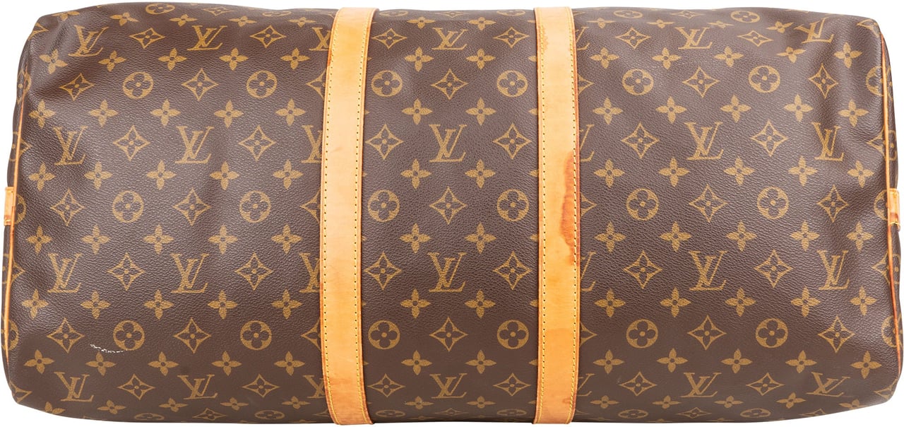 Louis Vuitton Louis Vuitton Canvas Monogram Keepall 55 Bandouliere Bruin