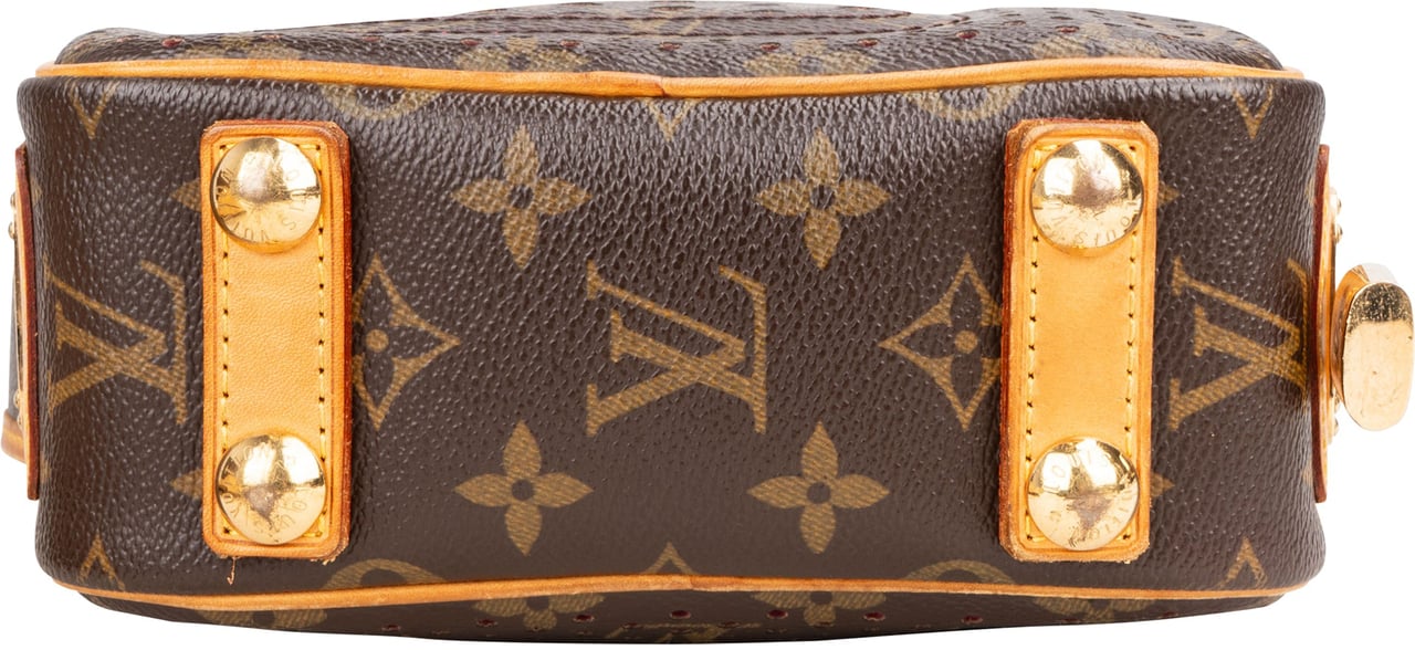 Louis Vuitton Louis Vuitton Perforated Canvas Monogram Trocadero Shoulder Bag Bruin