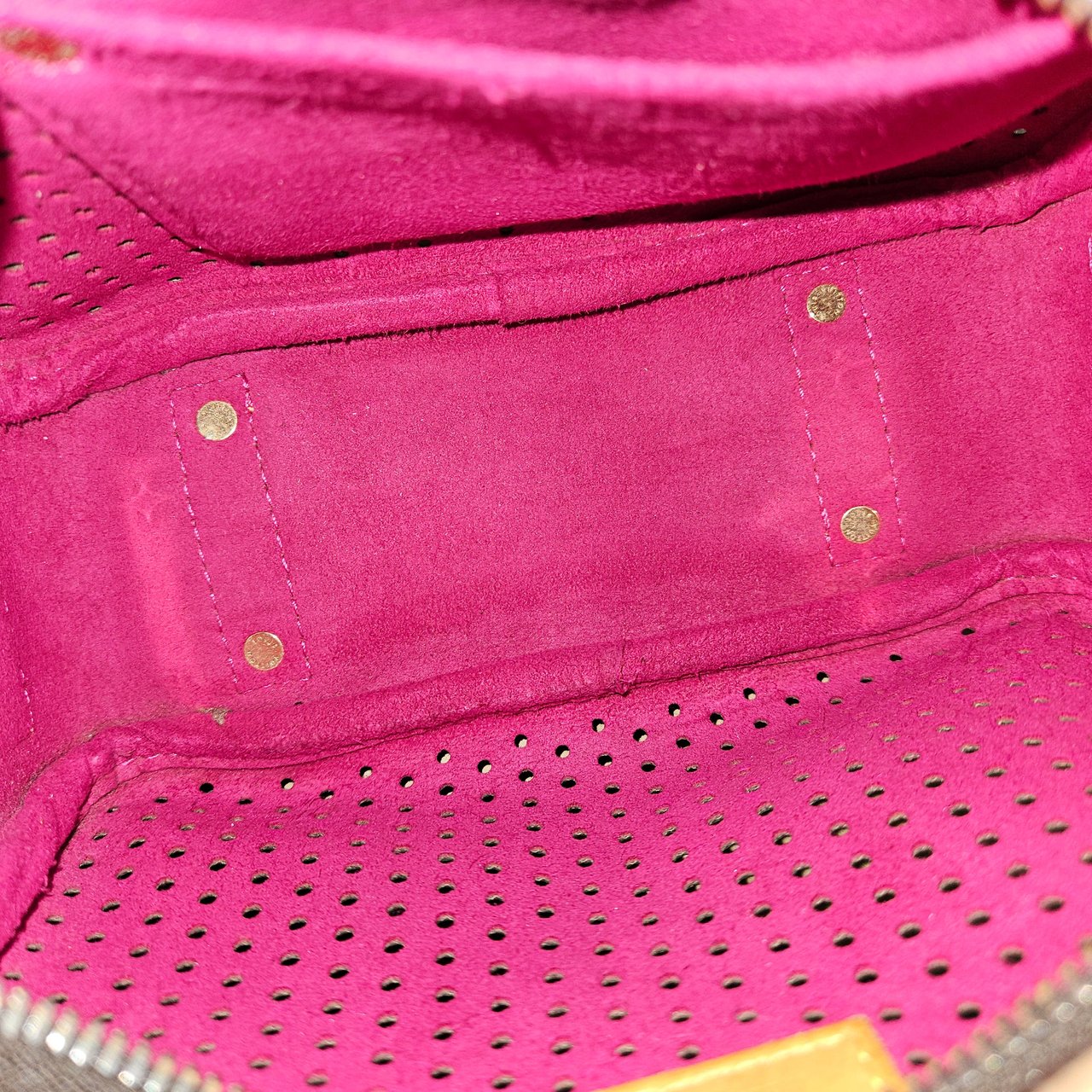 Louis Vuitton Louis Vuitton Perforated Canvas Monogram Trocadero Shoulder Bag Bruin