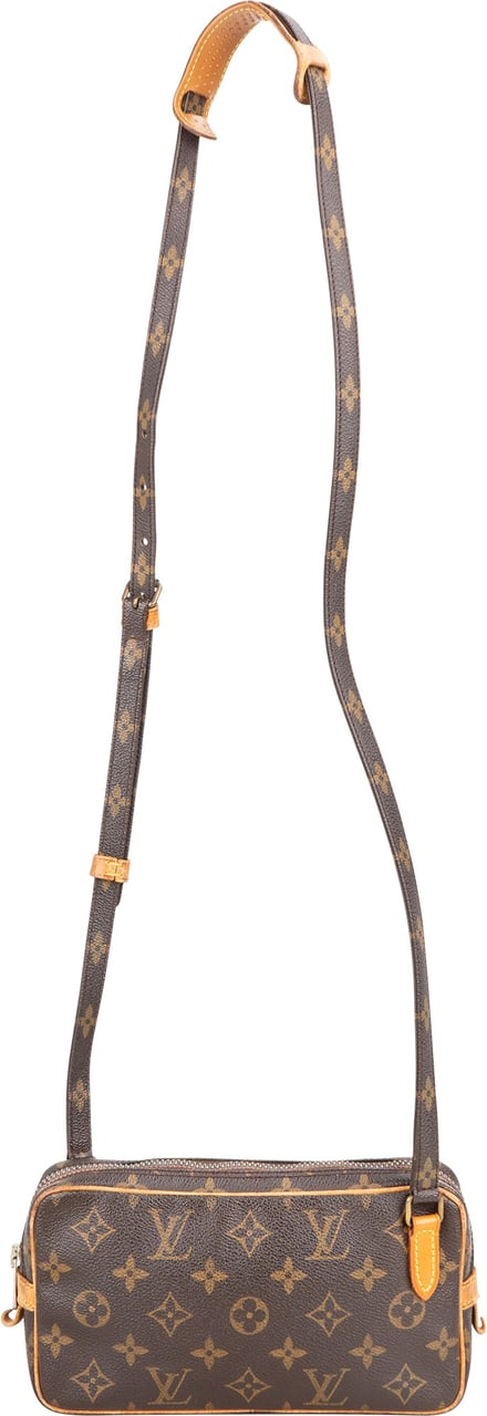Louis Vuitton Louis Vuitton Canvas Monogram Marly Crossbody Bag Bruin