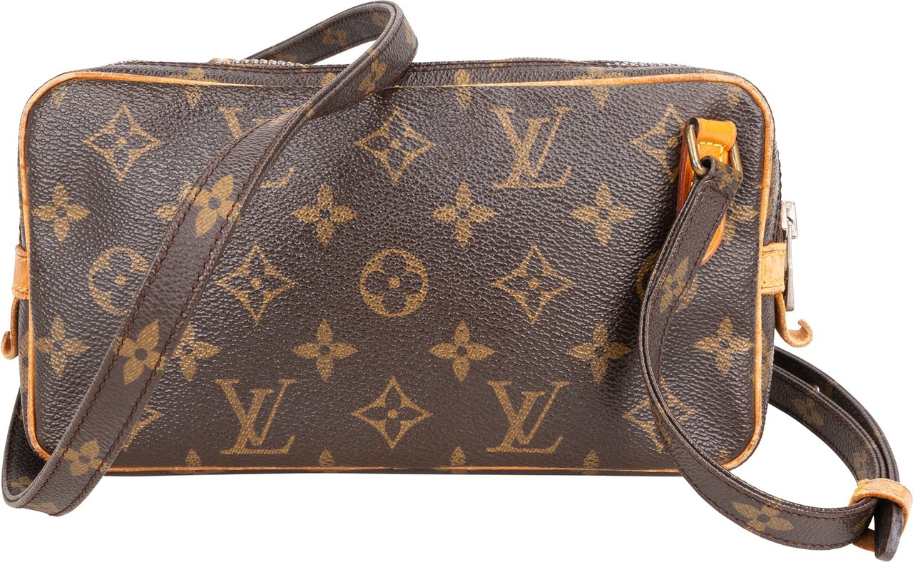 Louis Vuitton Louis Vuitton Canvas Monogram Marly Crossbody Bag Bruin