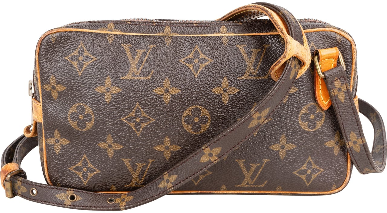 Louis Vuitton Louis Vuitton Canvas Monogram Marly Crossbody Bag Bruin