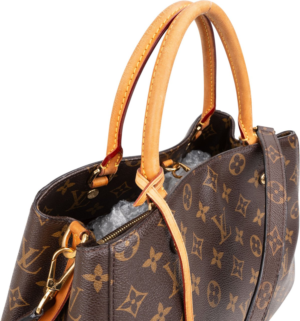 Louis Vuitton Louis Vuitton Canvas Monogram Montaigne MM Handbag Bruin
