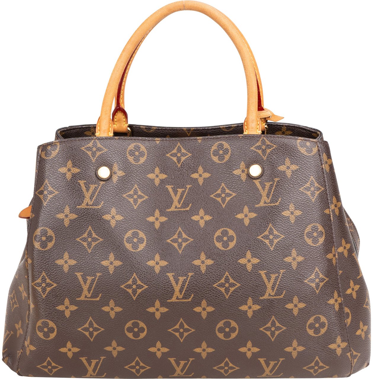 Louis Vuitton Louis Vuitton Canvas Monogram Montaigne MM Handbag Bruin