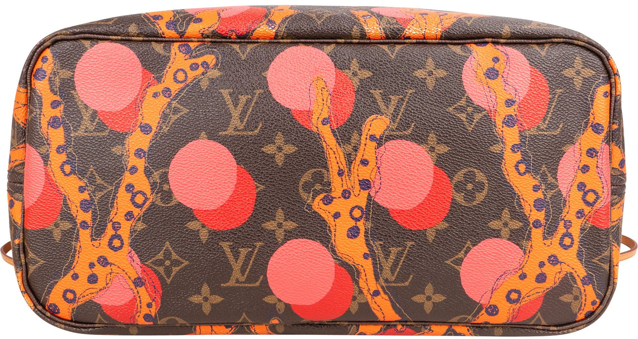 Louis Vuitton Limited Ramages Canvas Monogram Neverfull MM Shopper Handbag Bruin