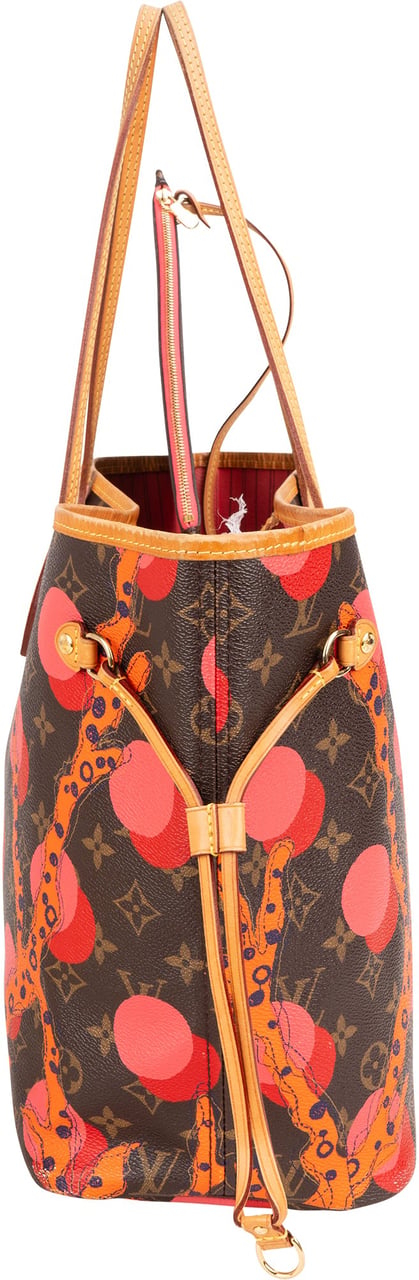 Louis Vuitton Limited Ramages Canvas Monogram Neverfull MM Shopper Handbag Bruin