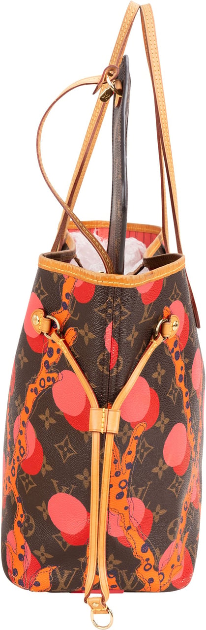 Louis Vuitton Limited Ramages Canvas Monogram Neverfull MM Shopper Handbag Bruin