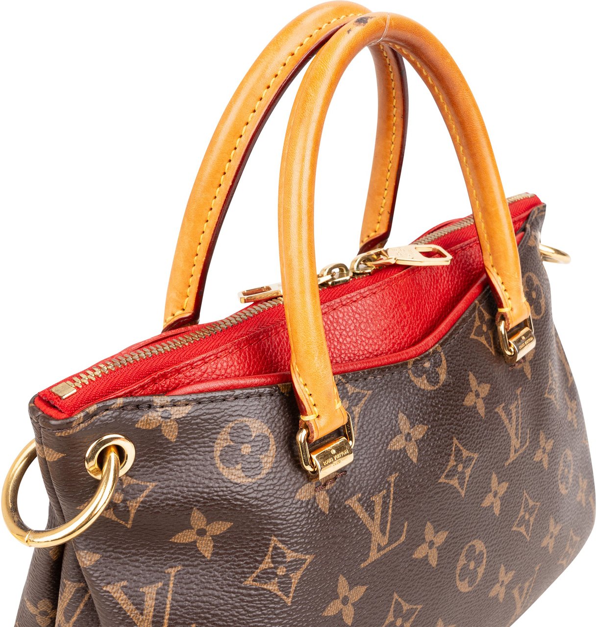 Louis Vuitton Louis Vuitton Canvas Monogram Pallas PM Handbag Bruin
