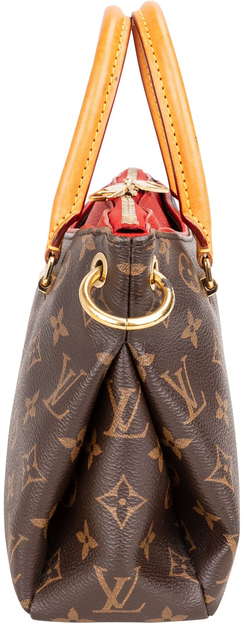 Louis Vuitton Louis Vuitton Canvas Monogram Pallas PM Handbag Bruin