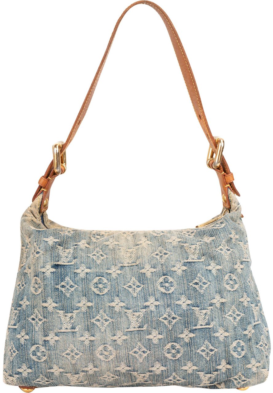 Louis Vuitton Louis Vuitton Denim Monogram Baggy PM Shoulder Bag Blauw