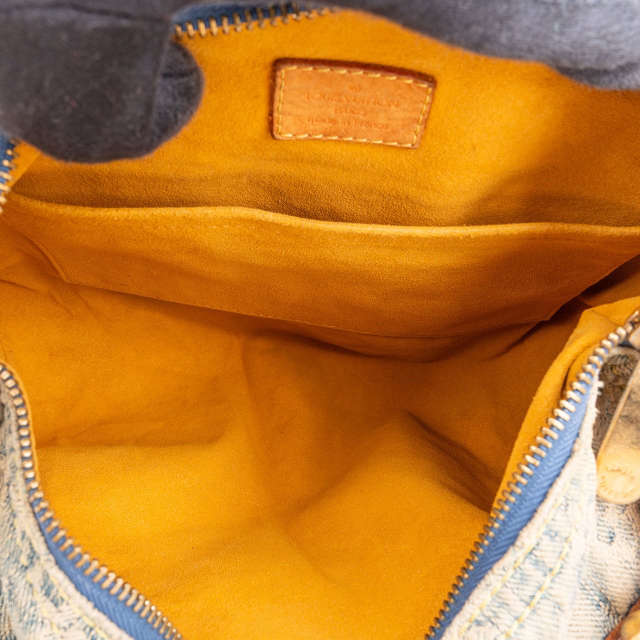 Louis Vuitton Louis Vuitton Denim Monogram Baggy PM Shoulder Bag Blauw