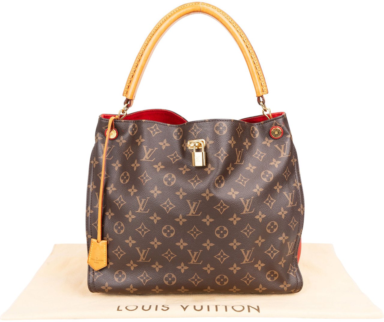Louis Vuitton Canvas Monogram Gaia Handbag Bruin
